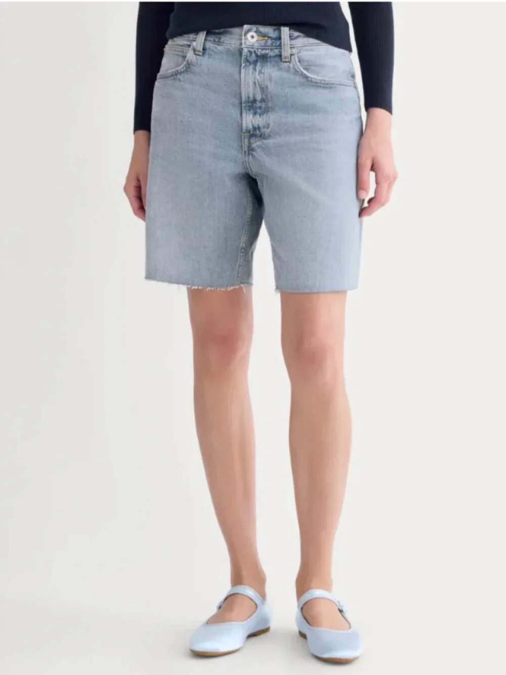 Everlane OG Baggy Jean Short Light indigo 33